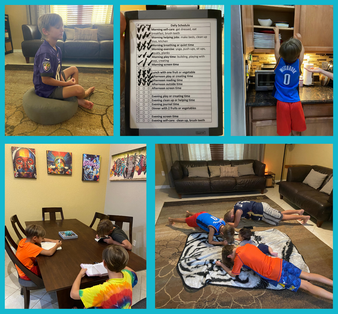Helping kids to balance screen time with other body and brain building tasks