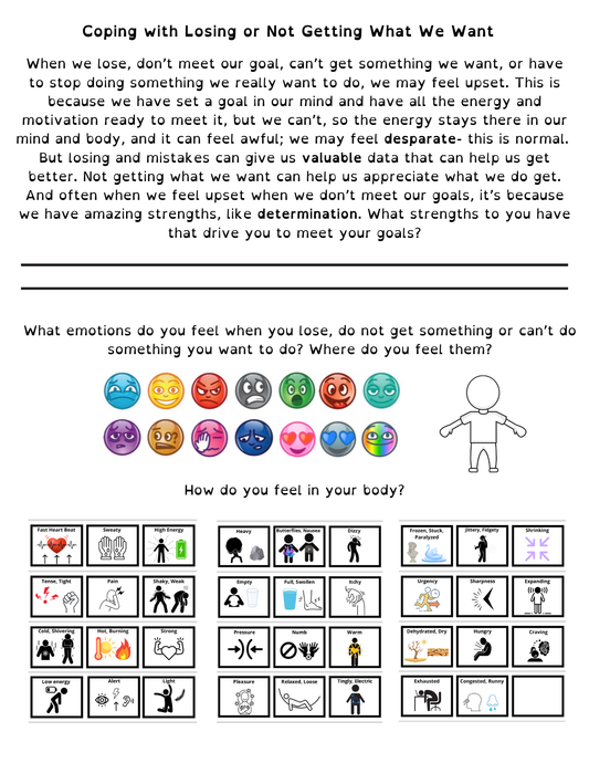 Coping with losing or not getting what we want bundle