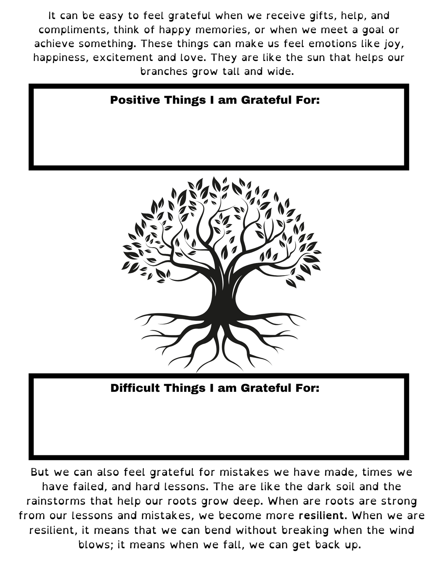 Three Gratitude Lessons