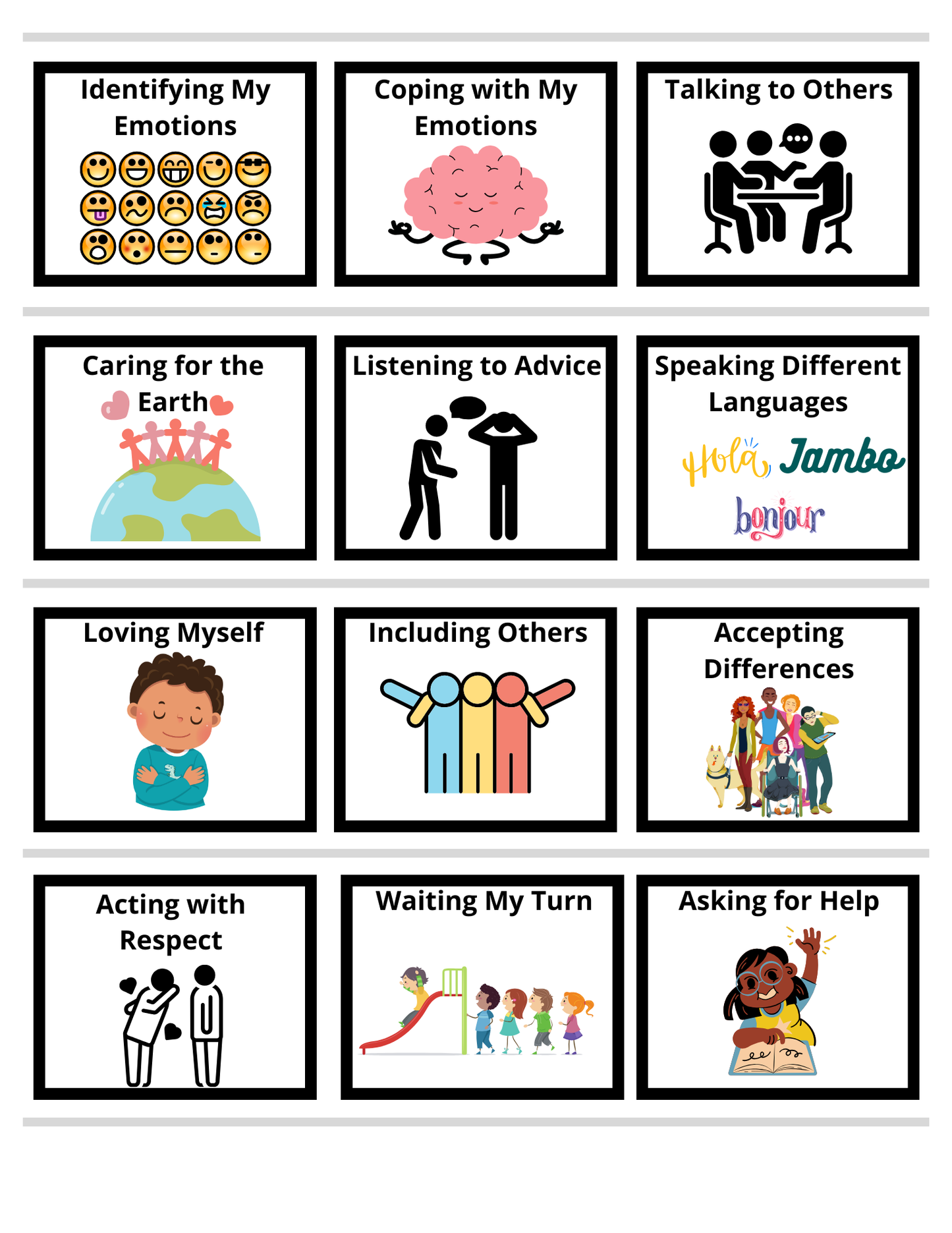 Strength Assessment Cards