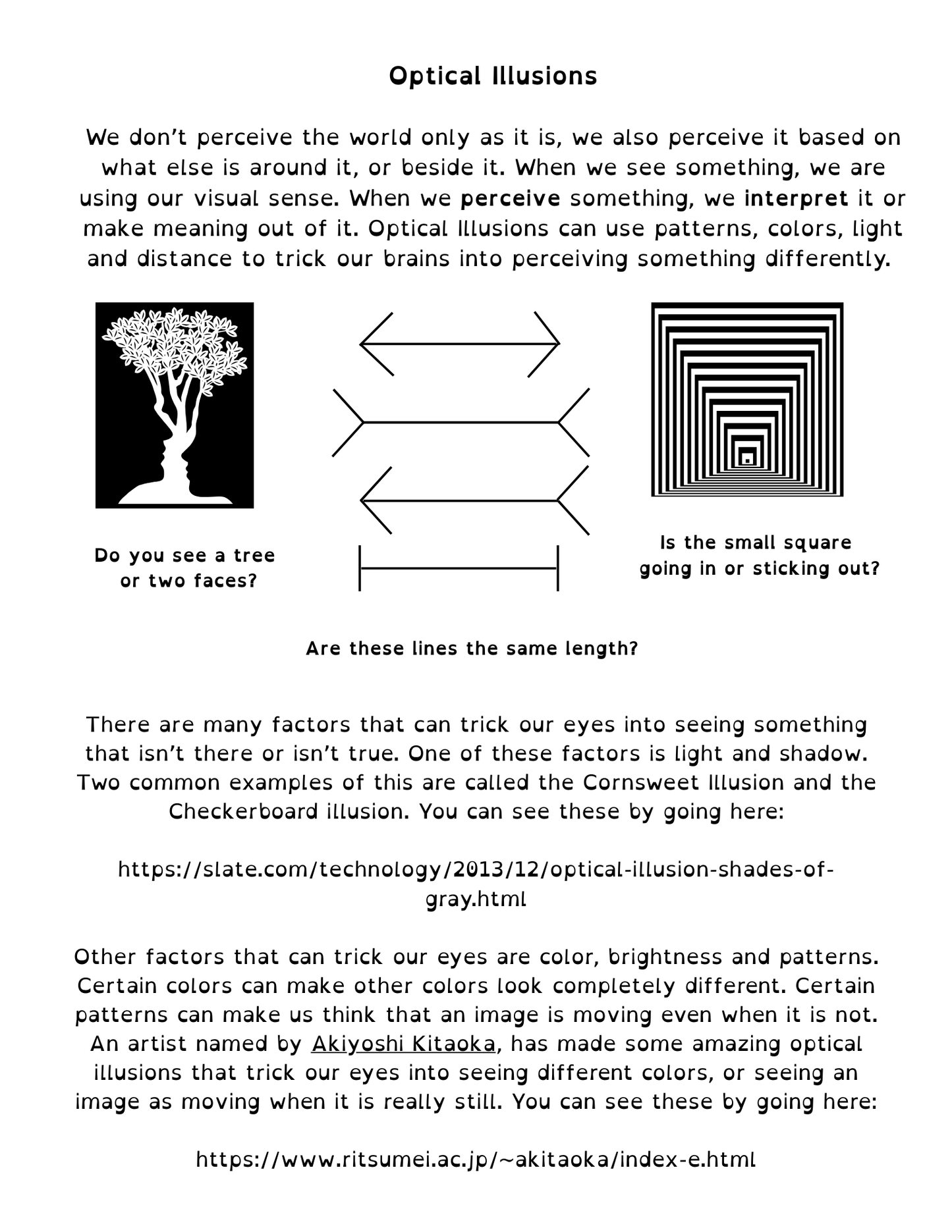 Emotion, Perception, and Perspective Lessons