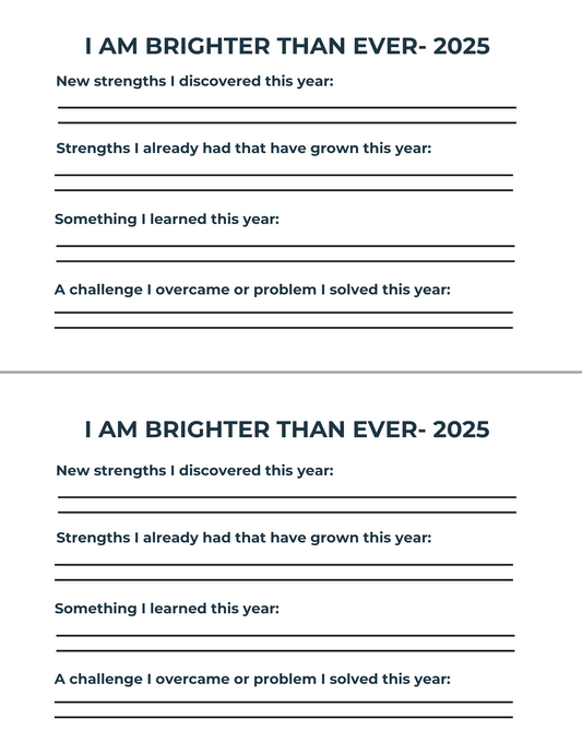 Brighter than ever worksheet