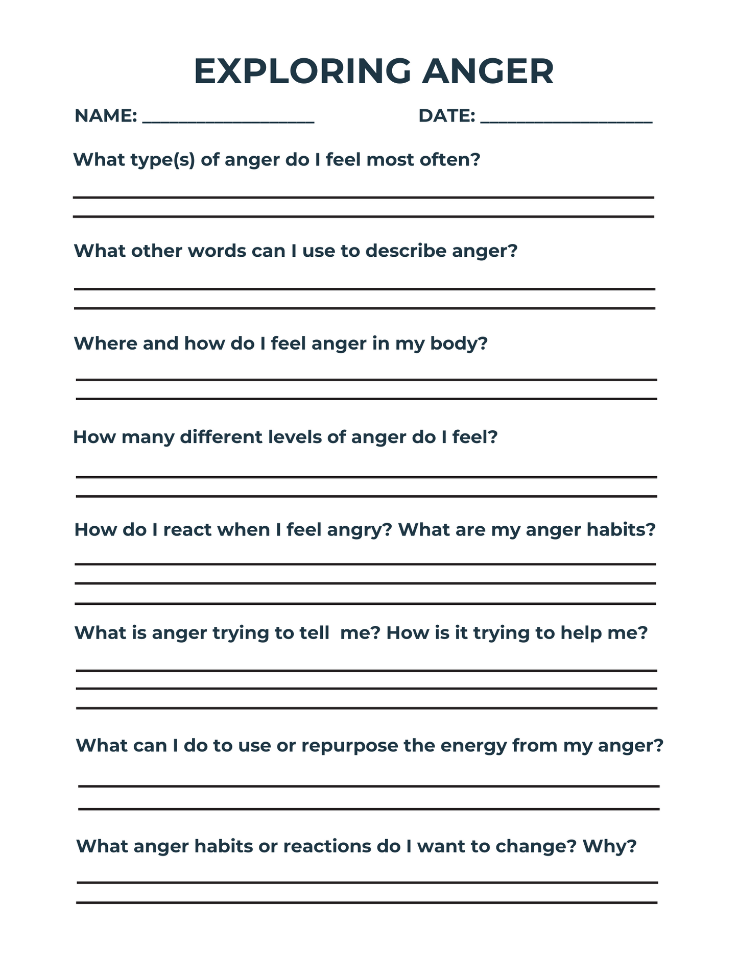 Exploring Anger Bundle