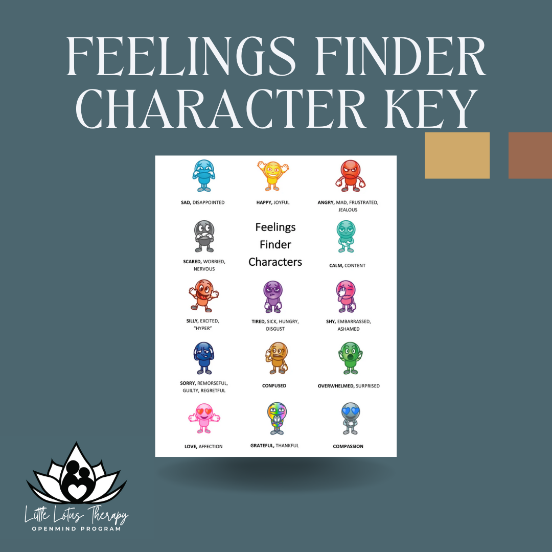 Feelings Finder Character Key