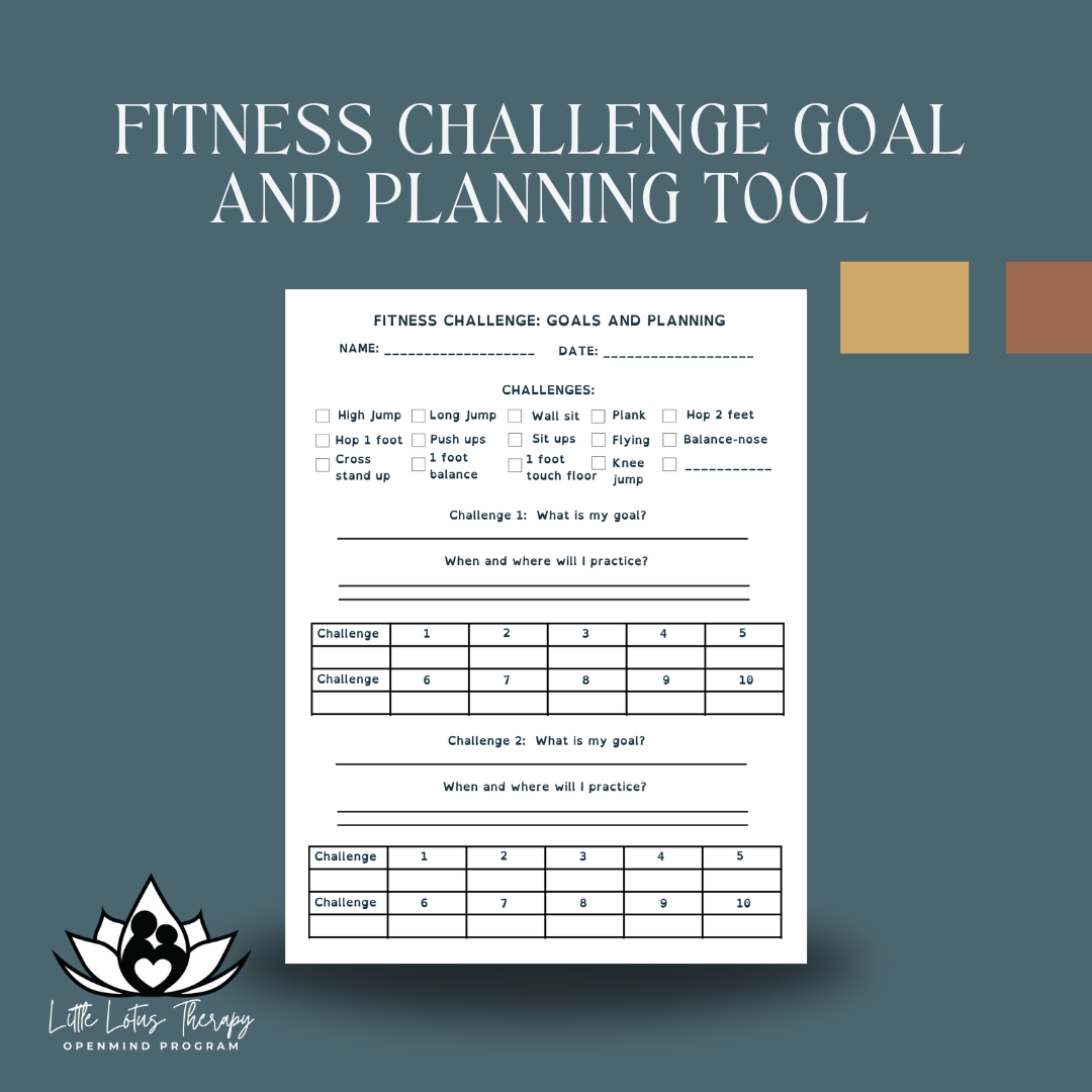 Fitness Challenge Goal and Planning Tool