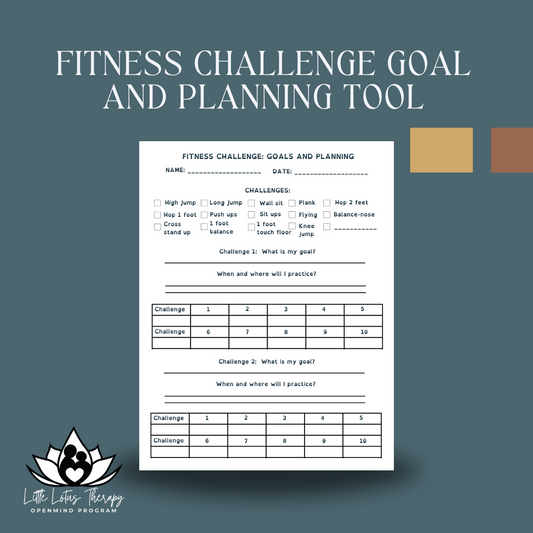 Fitness Challenge Goal and Planning Tool