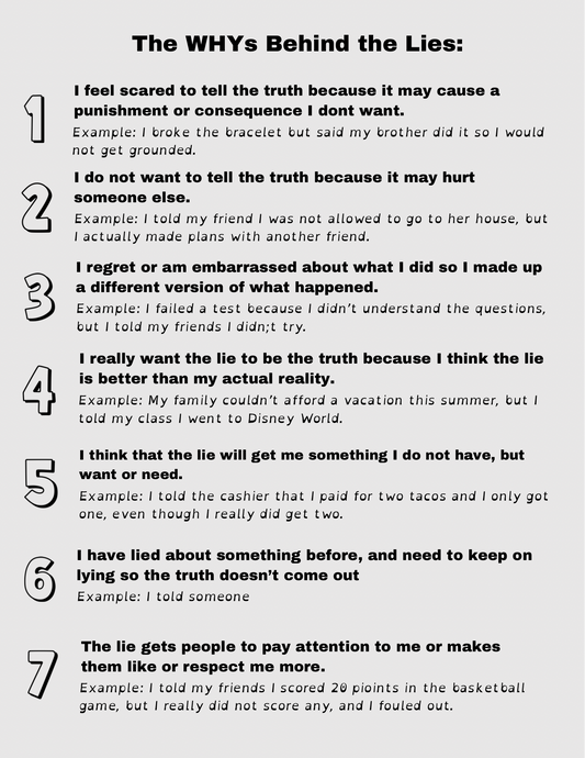 The why behind the lie