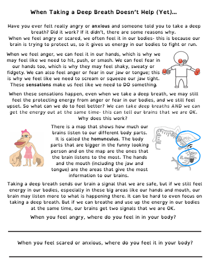 Somatosensory breathing- hands and mouth