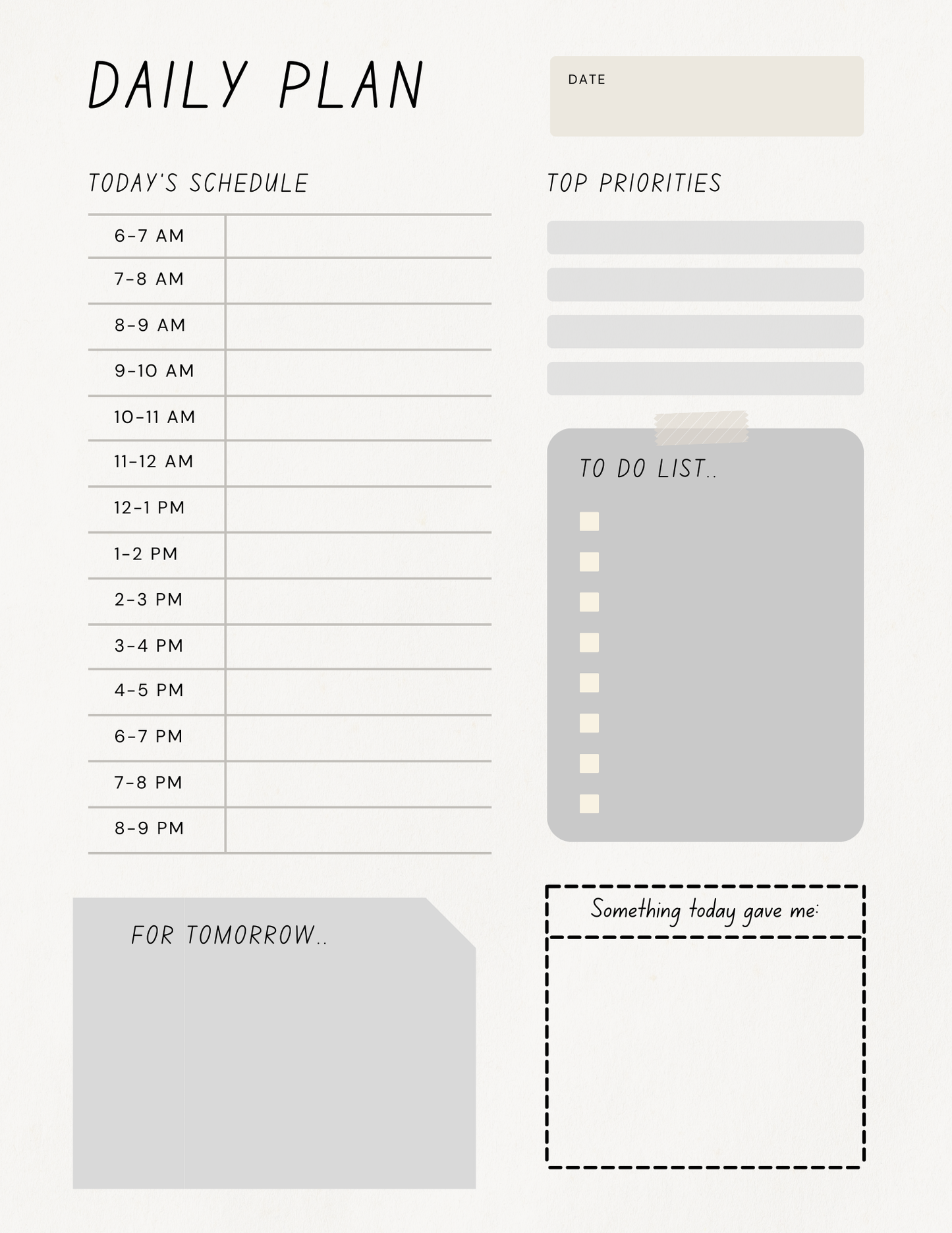 Screen Time and Daily Balance Planning Bundle