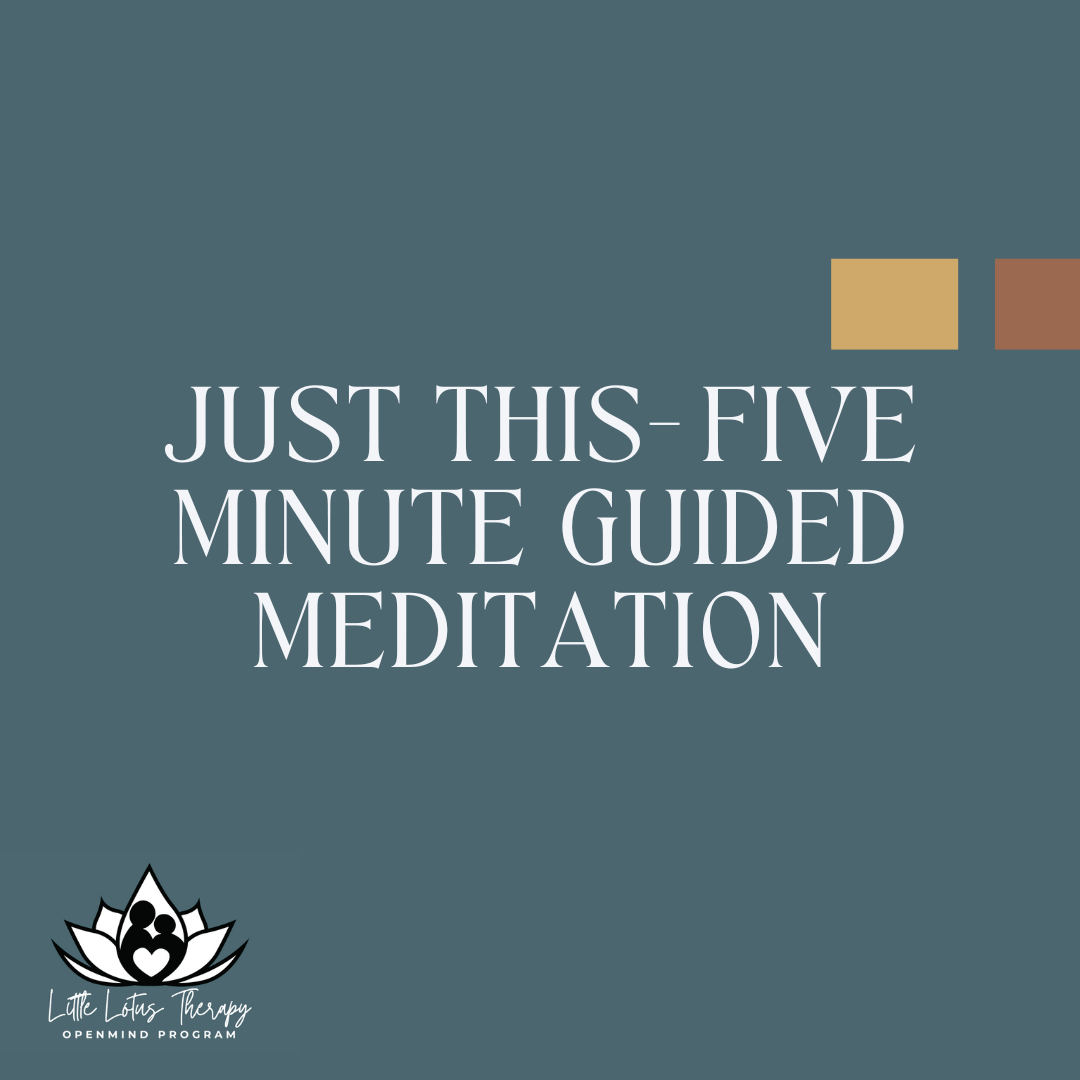 Just This- Five Minute Guided Meditation