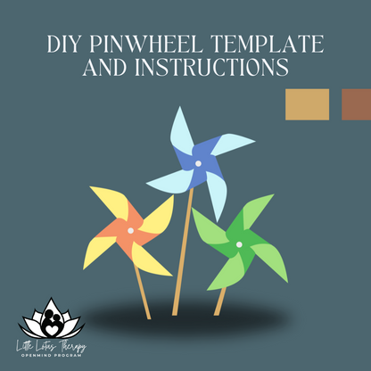 DIY Pinwheel Template and Instructions