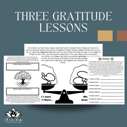 Three Gratitude Lessons