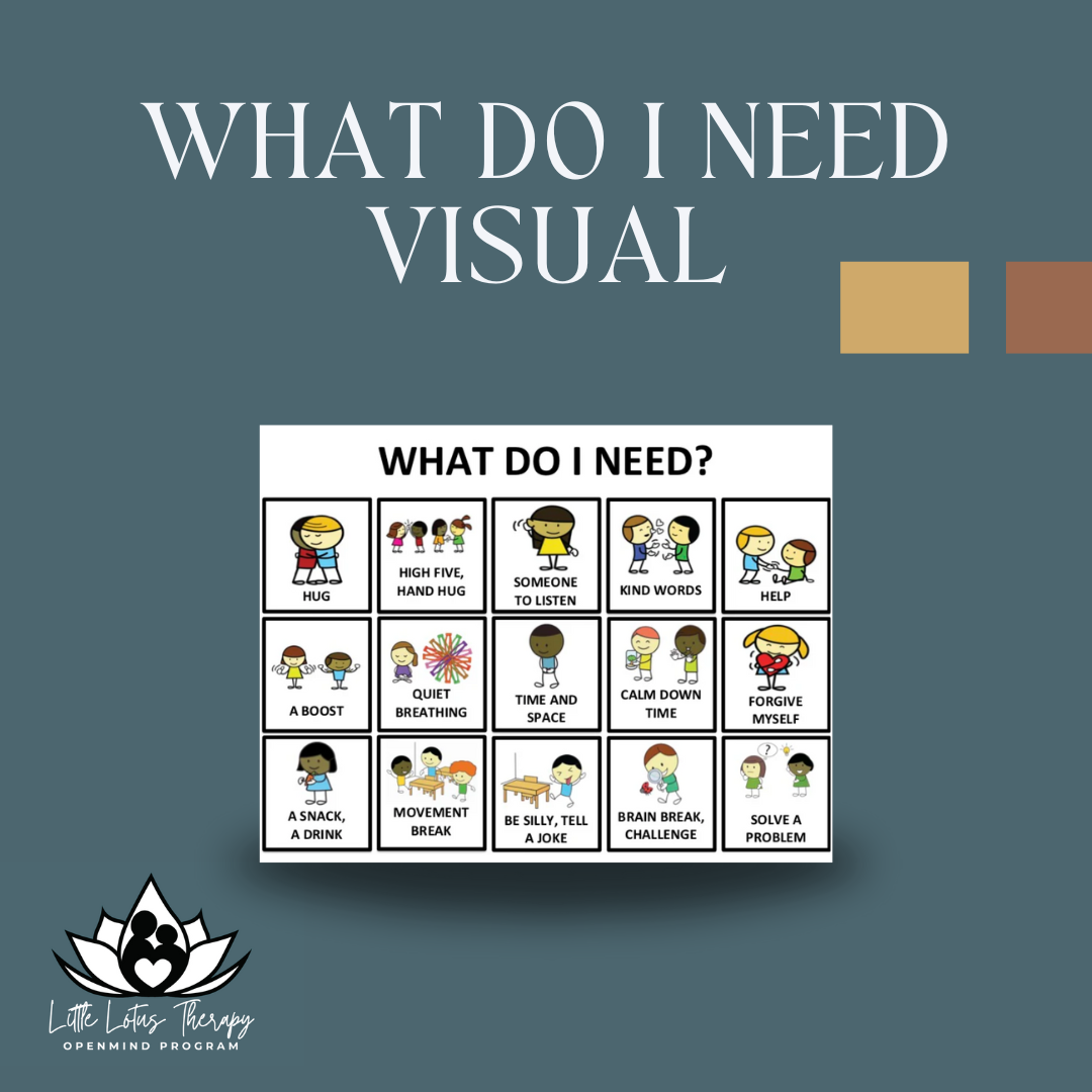 What Do I Need Visual – Little Lotus Therapy