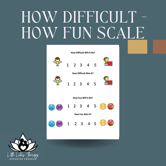 How Difficult - How Fun Scale