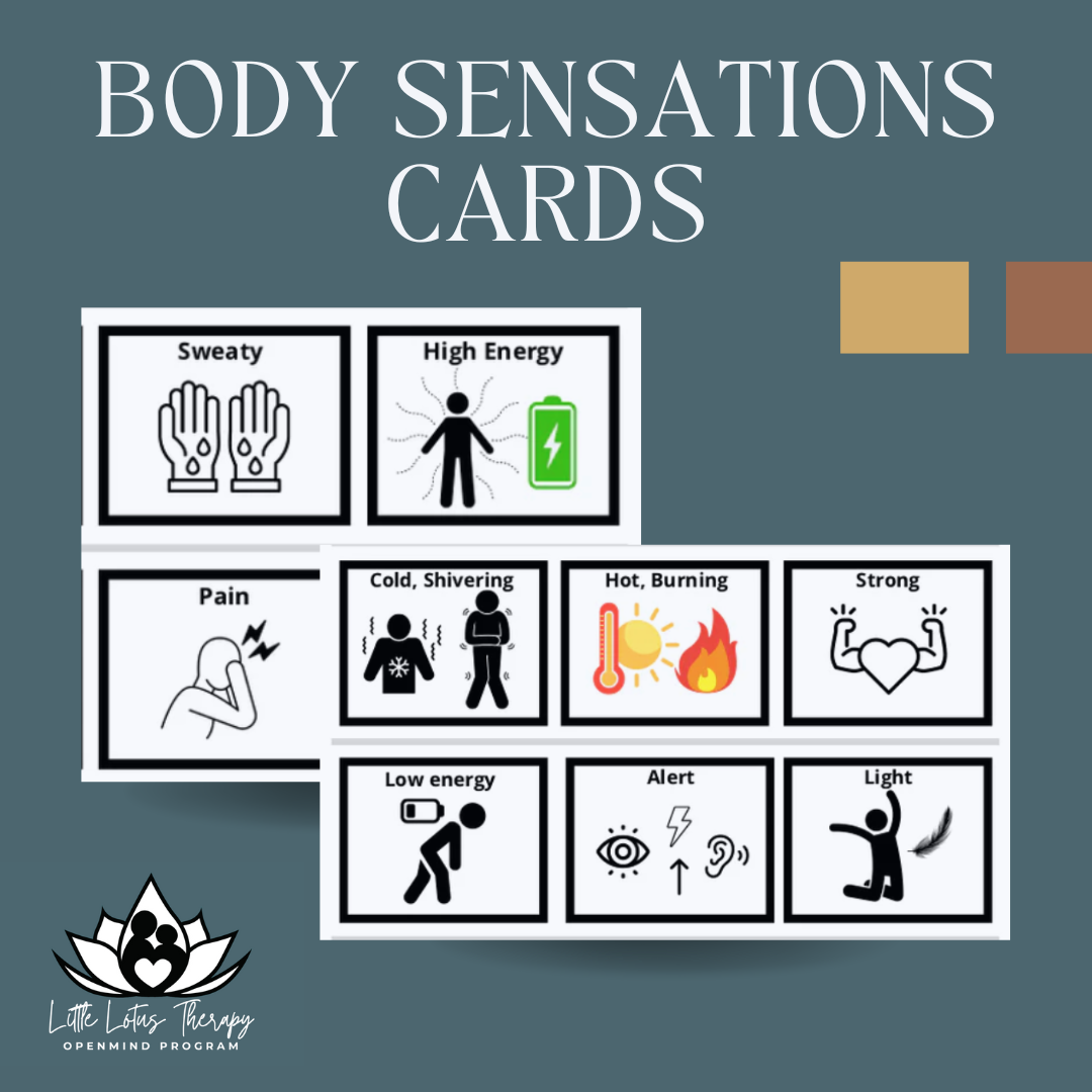 Basic Sensation. Check Body Sensations Cards – Little Lotus Therapy