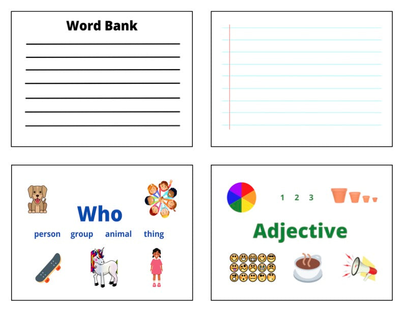 Strong Sentences Multi-Sensory Writing Bundle