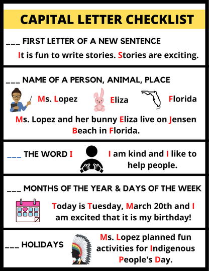 Strong Sentences Multi-Sensory Writing Bundle