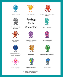 Feelings Finder Character Key